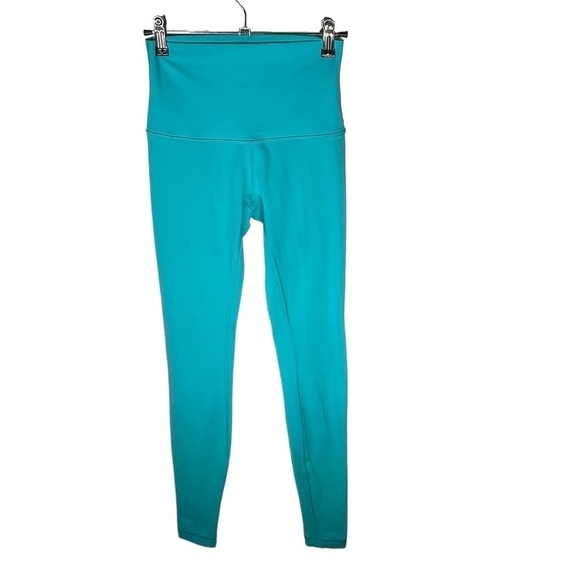 Lululemon Blue Leggings Size 4 - Picture 1 of 9